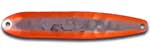 Warrior Lures FL 126 Mango Tango (Orange Back) Flutter fishing spoons.  Salmon, SteelHead and Walleye fishing spoons.