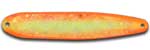 Warrior Lures FL 149 OrangePeel Flutter fishing spoons.  Salmon, SteelHead and Walleye fishing spoons.