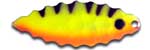 Warrior Lures 107 Yellow Perch Willow Leaf fishing blades.  Bass and Walleye fishing blades.